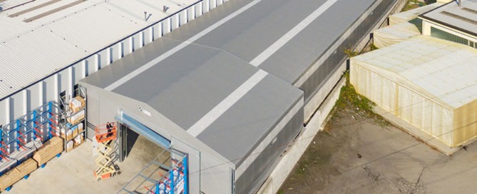 Capannoni mobili in pvc per BMP