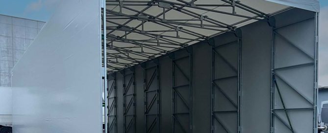 Capannone in PVC per azienda alimentare