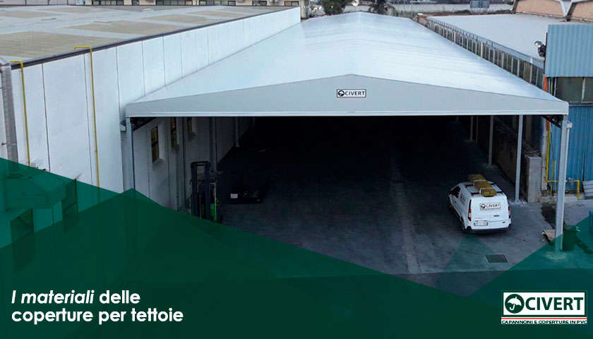 coperture per tettoie materiali