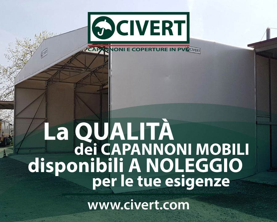 noleggio capannoni mobili civert