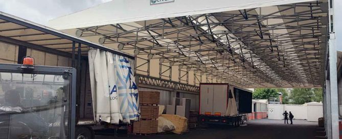 Tunnel mobile in PVC per logistica: la soluzione flessibile e su misura firmata Civert